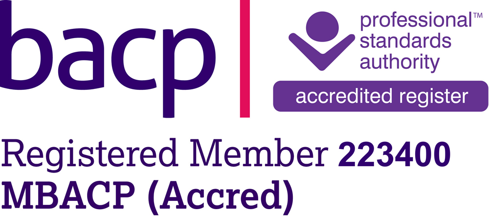 Rebecca Mitchell Counsellor BACP logo, Registered Member 223400 (MBACP)